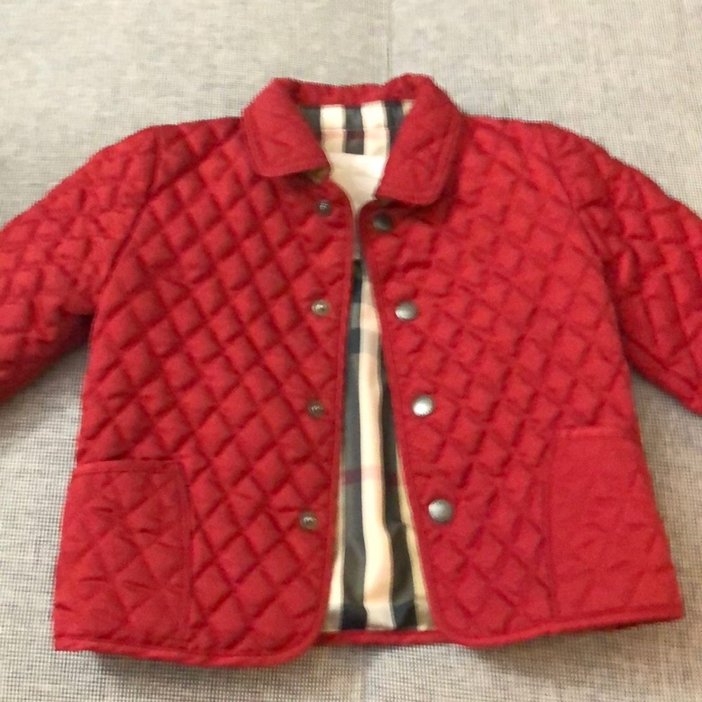 Burberry kids quilted jacket